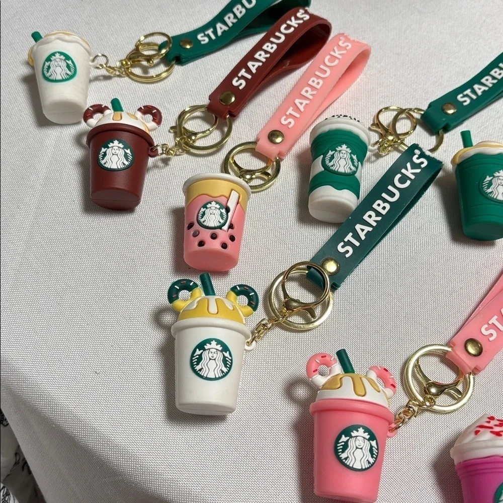 Keychains, NWOT. Bundle of 9, great for Christmas stockings.